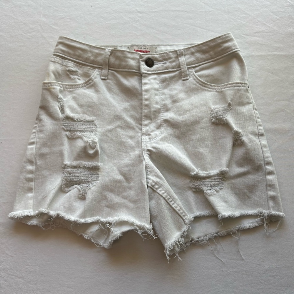 White Wrangler Shorts | 0